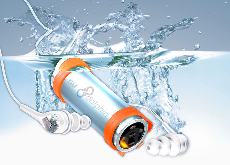 Dolphin Waterproof 1GB MP3 Player