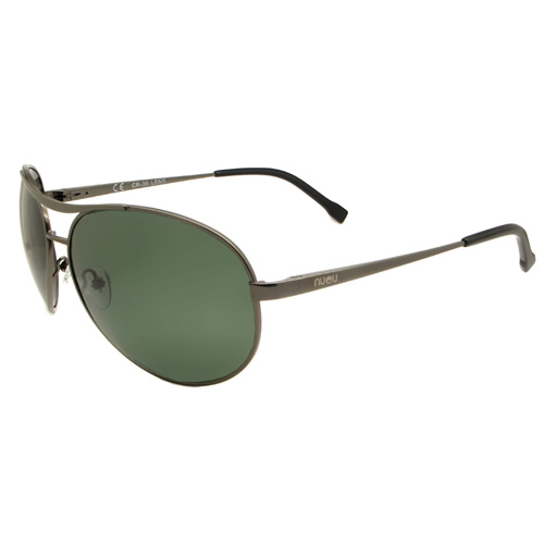Nueu Mens Nueu 701 Aviator Sunglasses Gunmetal Frame