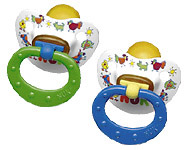 Nuk Latex Soother Fun Size 3 - from 18 months - size: Twin