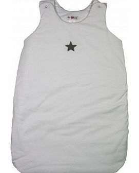 Numae Baby sleeping bag star - white M