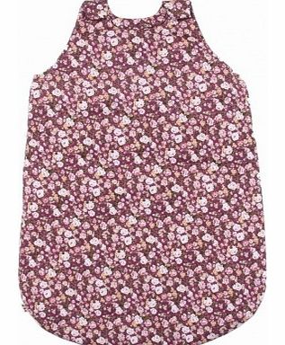 Baby sleeping bag - Flower print - Purple S