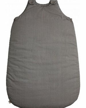 Numero 74 Baby sleeping bag - Grey and cream dots S,M