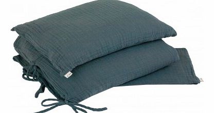 Bed linen set - grey blue S,M,L