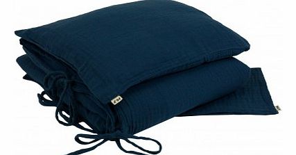 Bed linen set - navy blue S,L