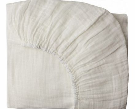 Numero 74 Fitted Sheet - White S,M