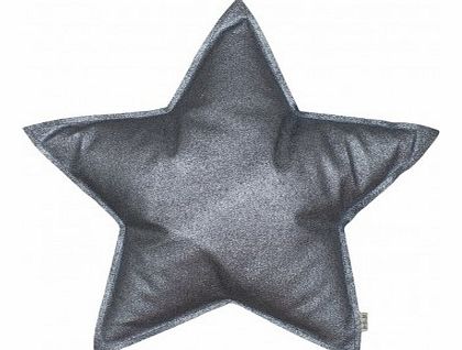 Numero 74 Glitter star cushion - grey Grey S