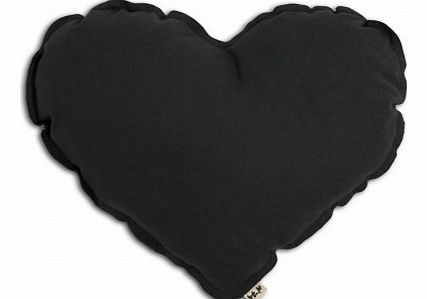 Numero 74 Heart cushion Charcoal grey S,M