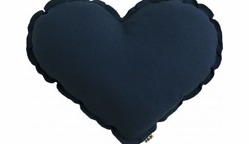 Numero 74 Heart cushion Navy blue S,M