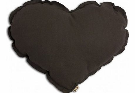 Numero 74 Heart cushion Taupe brown S,M