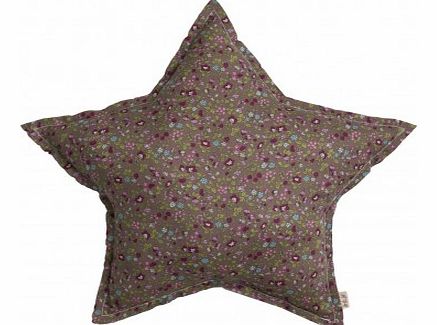 Numero 74 Star cushion - flowery Brown S,M