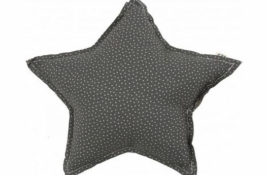 Numero 74 Star cushion - petrol blue and stars S