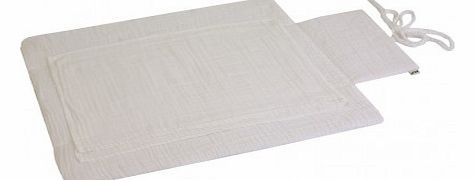Travel changing mat - white White `One size