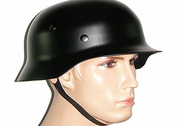 NuoYa 05 Collectilbes WWII German M35 Steel Black Helmet Replica