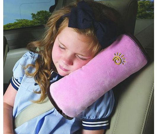 05 Pink Child Kids Toddler Car Auto Seat Belt Shoulder Pad Cover Head Neck Support