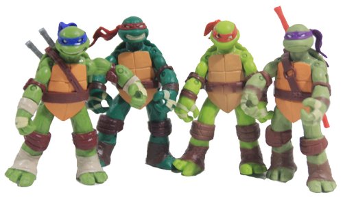 05 TMNT Teenage Mutant Ninja Turtles Classic Collection 12cm Figure 4pcs Set