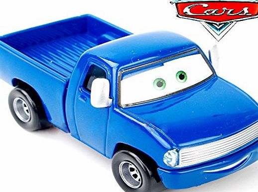 005 Mattel Disney Pixar Cars 1/55 Diecast Car Toys Vehicle Blue Truck Lorry Pickup (Include a Cycling Reflective Band as gift)