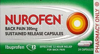 Nurofen, 2041[^]10067630 Back Pain 300g Sustained Release