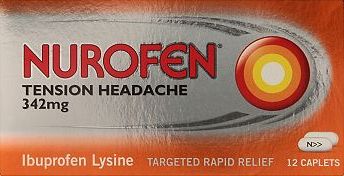 Nurofen, 2041[^]10067614 Tension Headache - 12 Caplets 10067614