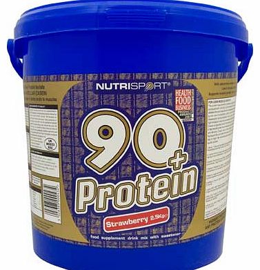 Nutrisport 90  Protein - Banana Flavour - 2.5kg