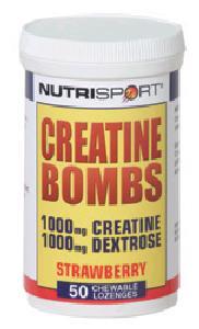 Creatine Bombs - Chocolate - 50 Tablets