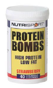 Nutrisport Protein Bombs - Chocolate - 40 Capsules