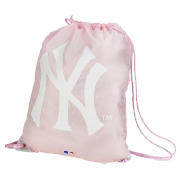 NY Yankees Gymsack Pink/White