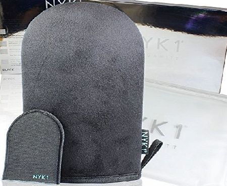 NYK1 *NEW* NYK1 LUXURY Tanning Mitt MegaMitt (Black) Fake Tan Applicator Glove, Streak Free Finish for use with Mousse, Lotion, Cream or Liquid