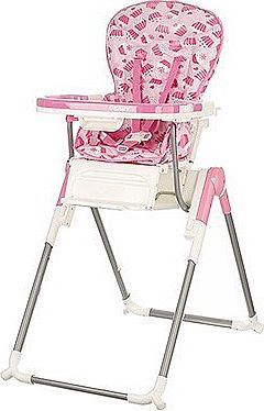 OBaby Nanofold Hi Lo Highchair-Cup Cakes (New