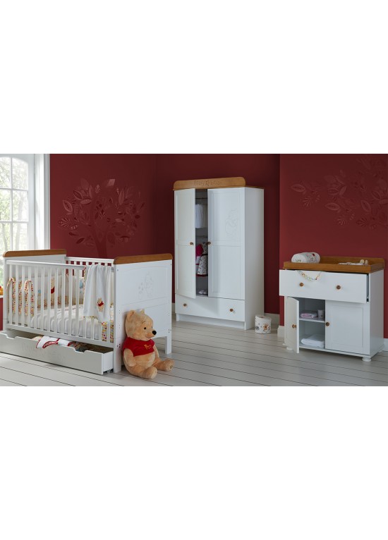 O Baby OBaby Winnie the Pooh 4pc Roomset-White with