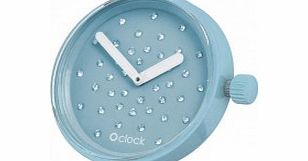 O clock Crystal Face Only - Light Blue