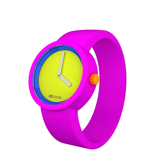 Neon Pink Watch from O Clock