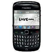 O2 BlackBerry Curve 8520 Black
