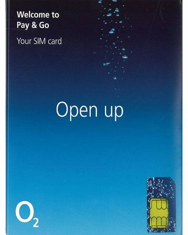 O2 Pay As You Go Sim Card