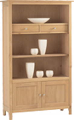 oak Bookcase 63in x 38.5in Medium Corndell Nimbus
