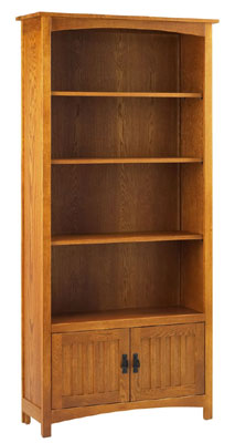 oak Bookcase Large 79in x 38Iin x 13.5in