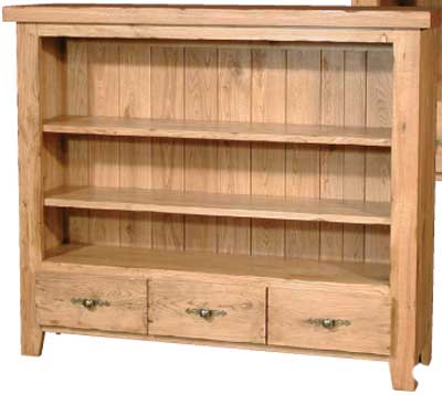 BOOKCASE LOW 40IN x 47.5IN 3 DRW COTSWOLD