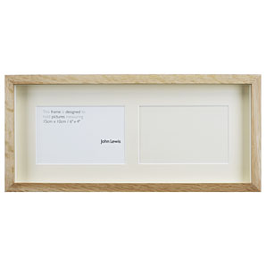 Box Frame, 2 Aperture, 4 x 6 (10 x 15cm)