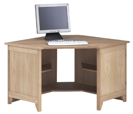 oak Computer Desk Corner Corndell Nimbus