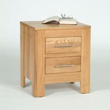 Oak Contemporary Oak Bedside Cabinet