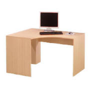 Oak Framed Modular corner desk, oak effect