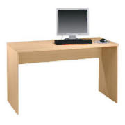 Oak Framed Modular desk, oak effect