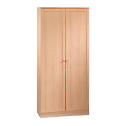Oak Framed Modular tall twin doored cupboard,