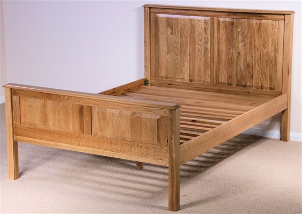 Oak Furniture Land Rivendell Solid Oak Double Bed