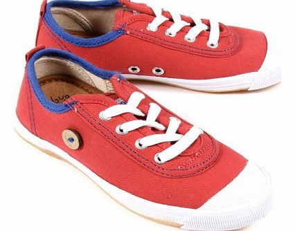 Lace sneakers - Red 34EUR-2UK