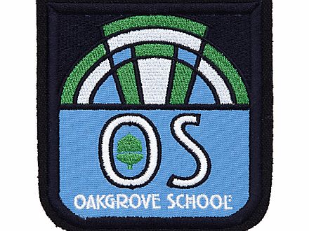 Oakgrove School Unisex Blazer Badge, Blue Multi