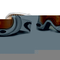 oakley A Frame Snow Goggles- Matte White/Persimmon