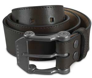 Oakley Brown Leather Belt by