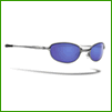 Oakley E Wire Light Sunglasses Silver/Blue