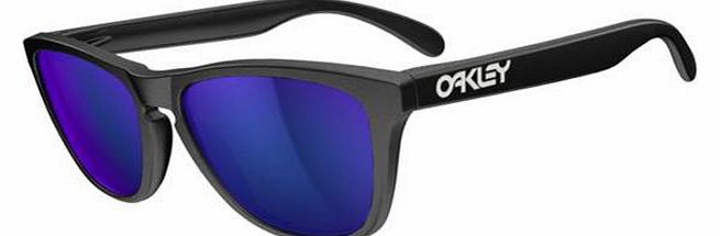 Oakley Frogskin Sunglasses - Matte Black/Violet