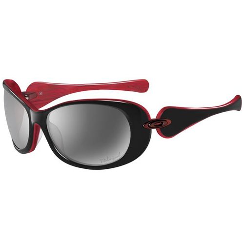 Oakley Ladies Oakley Dangerous Metallic Red Sunglasses